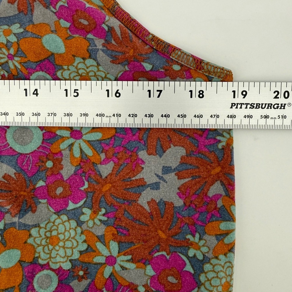 Natural Life Bohemian Lucy Floral Harem Jumpsuit Pink Orange Boho Pockets M - Picture 7 of 10
